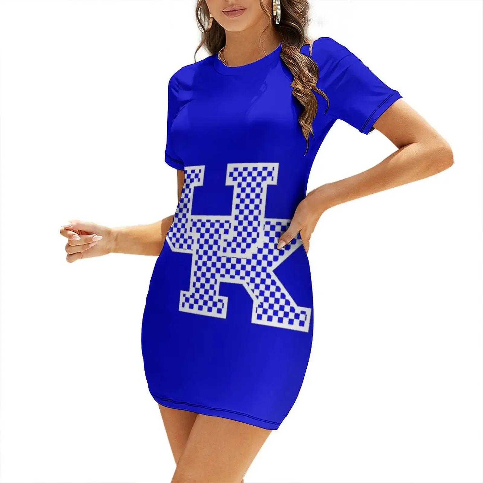 Womens Summer Clothing Uk - UK logo Short-Sleeved Dress dresses for