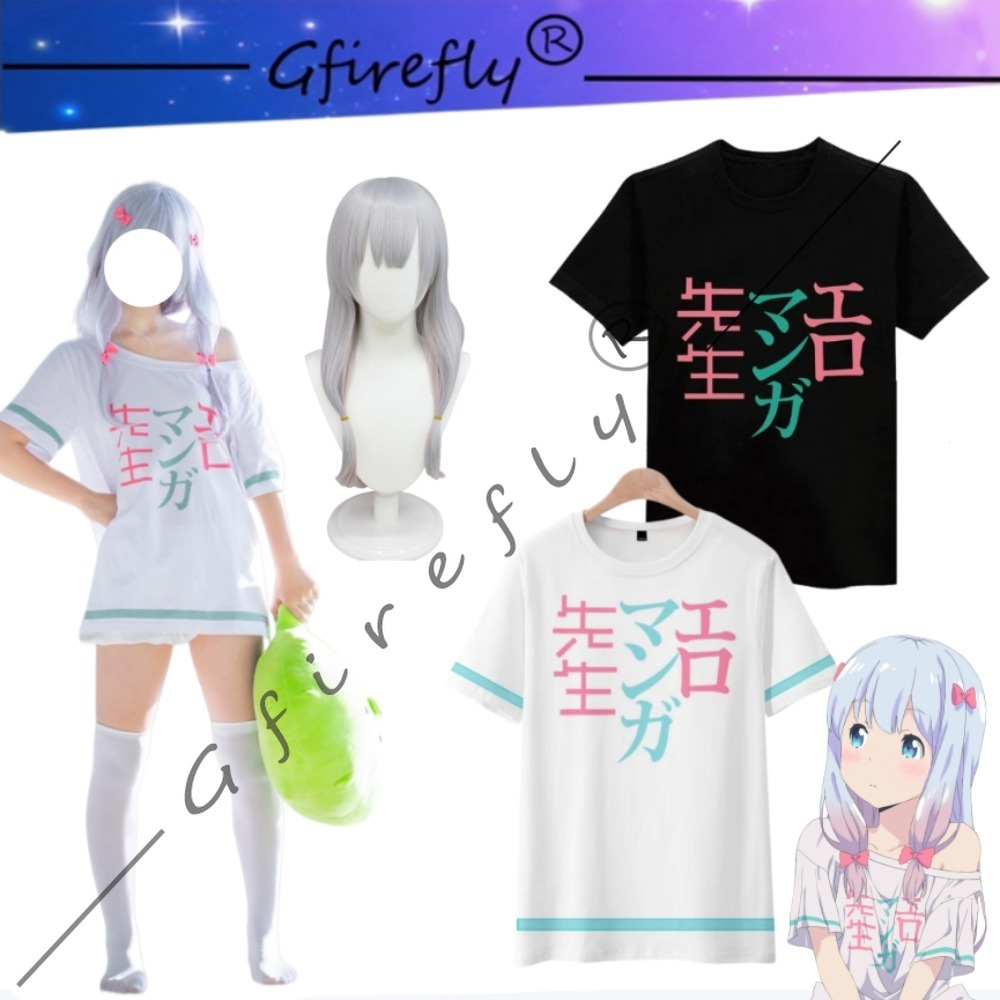Summer Japanese Clothing - Eromanga Sensei Izumi Sagiri T-shirt Short