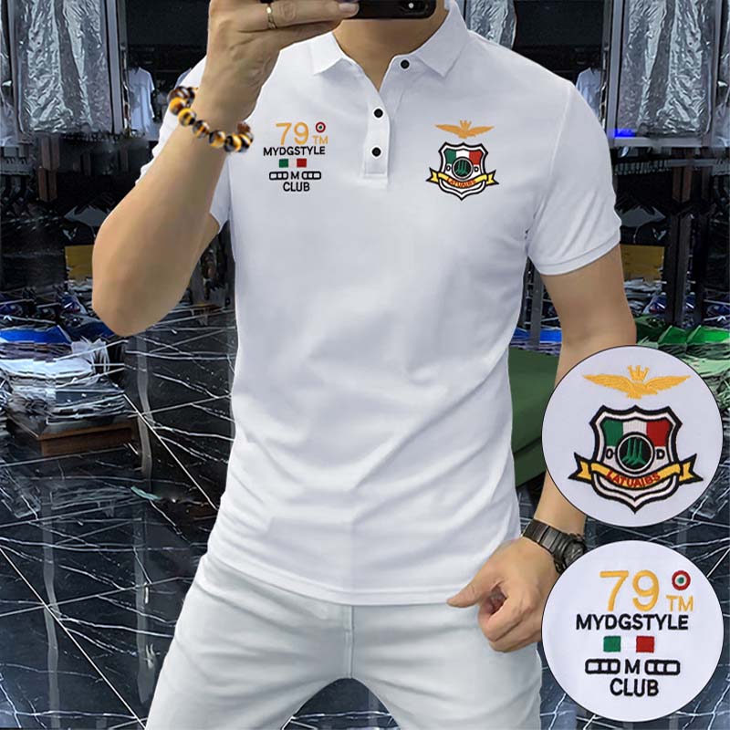 Summer Green Clothing - Trendy Men's Lapel Collar Polo T-shirt