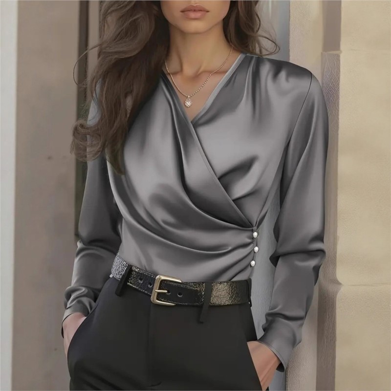Summer Clothing In French - Fashion Blouses Women's New Black White
