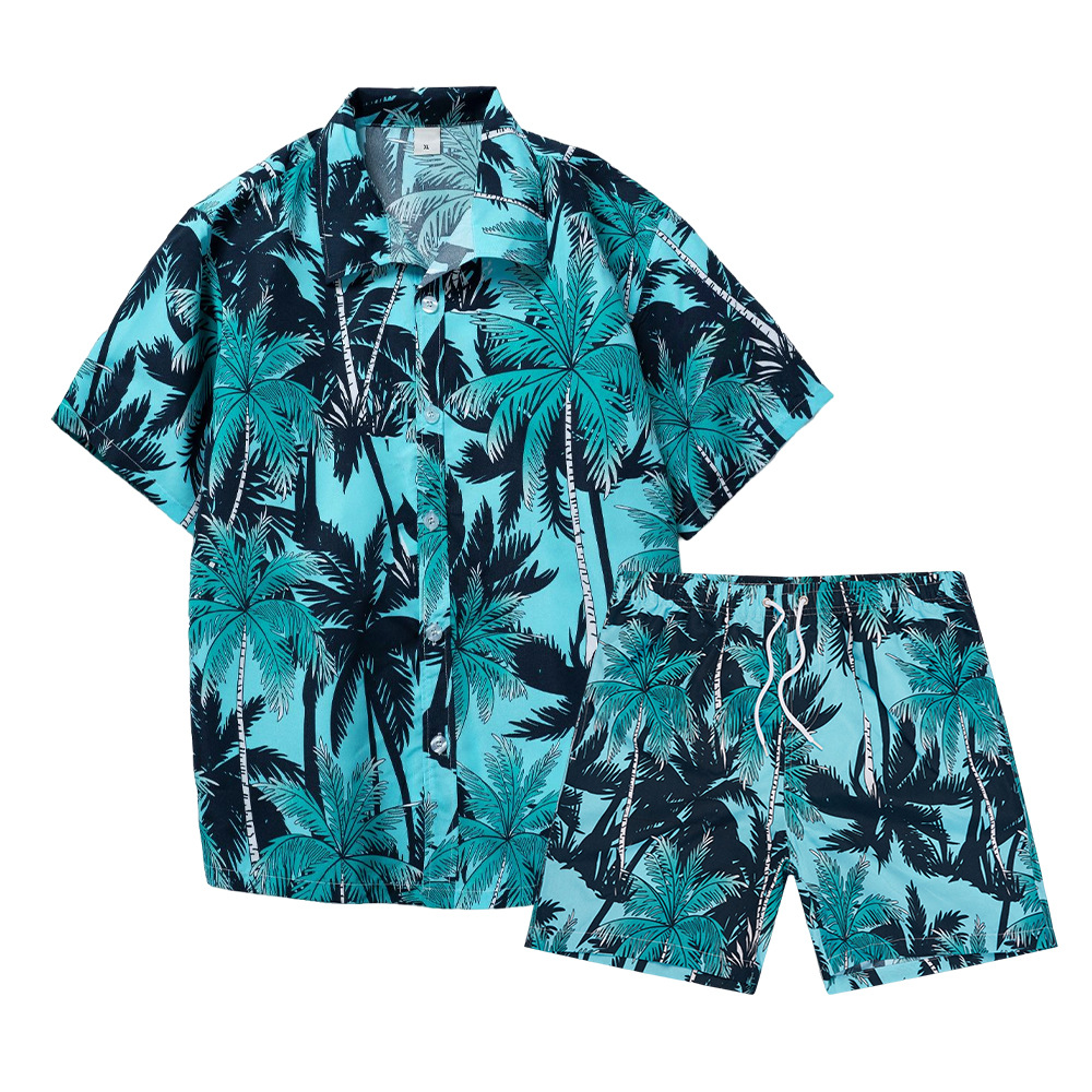 Summer Clothing Guys - Hawaiian Coconut Tree 3D Print Men