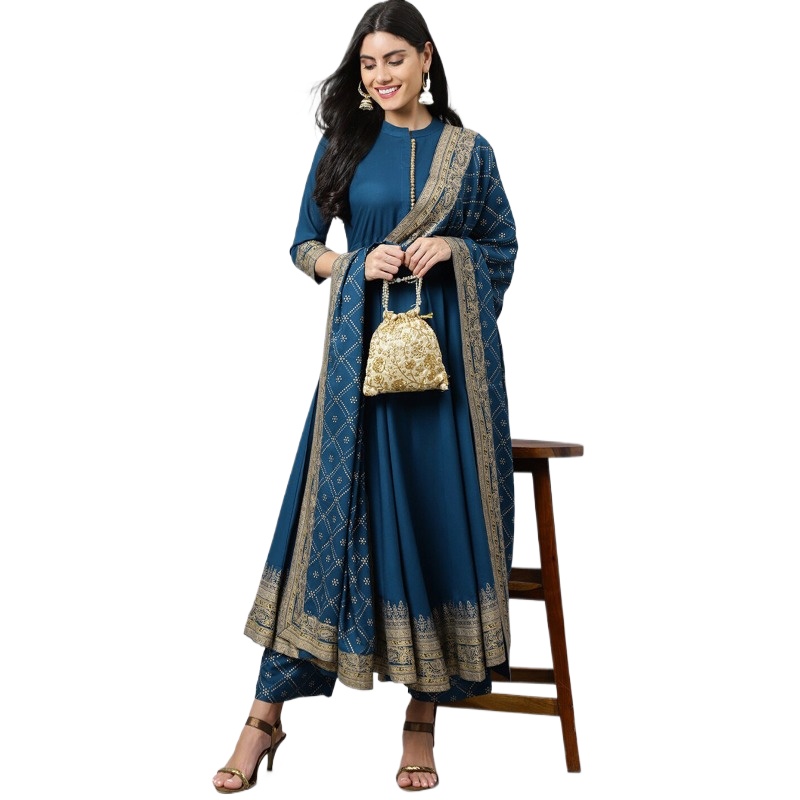 Summer Clothing Pakistan - Indian Ethnic Wear Women Kurta Set