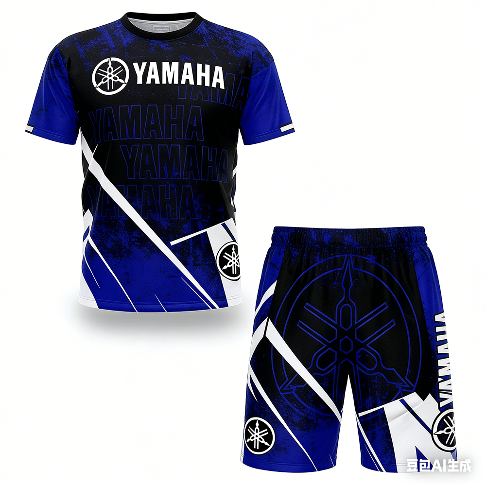 Summer Clothing Petite - New Summer YAMAHA Men Women Motorcycle