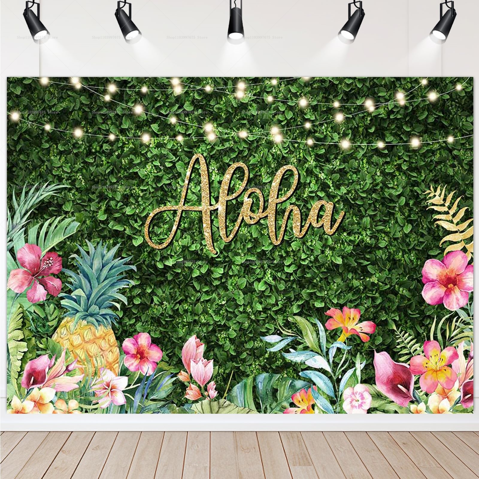 Aloha Tropical Backdrops Summe - Summer Clothing Banner のレビューと価格