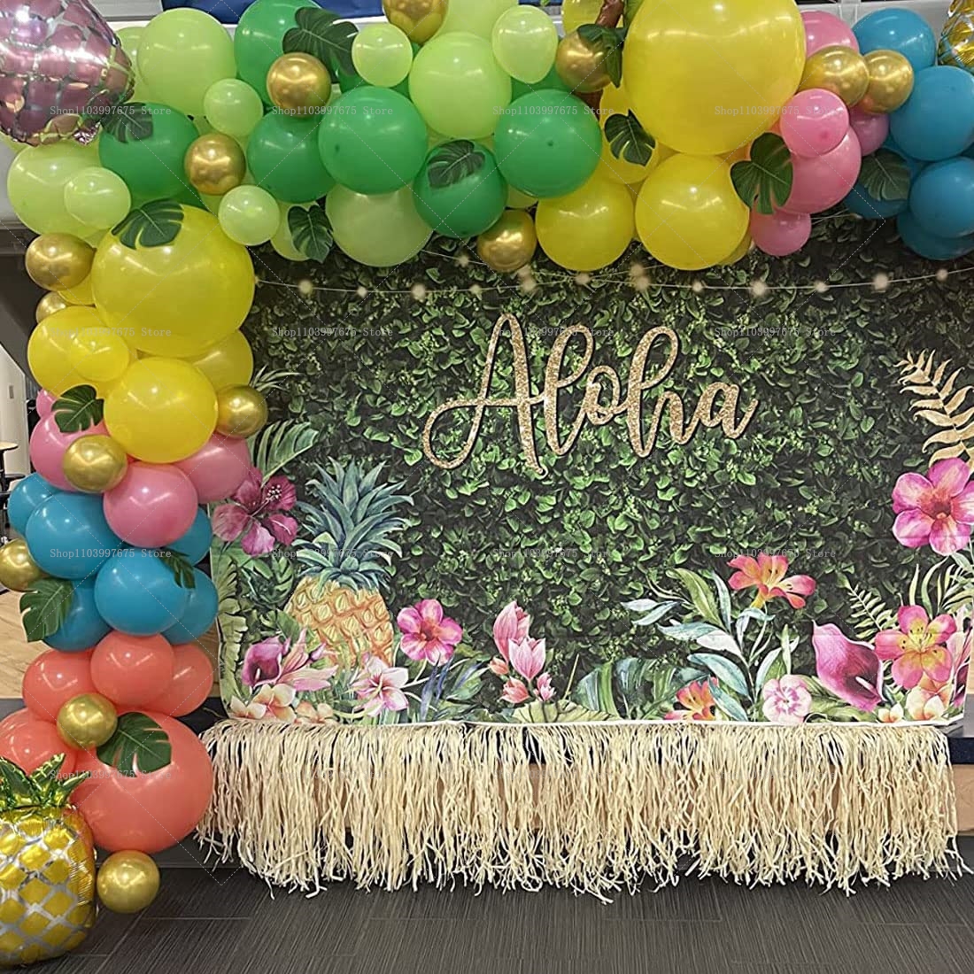 Aloha Tropical Backdrops Summe - Summer Clothing Banner のレビューと価格