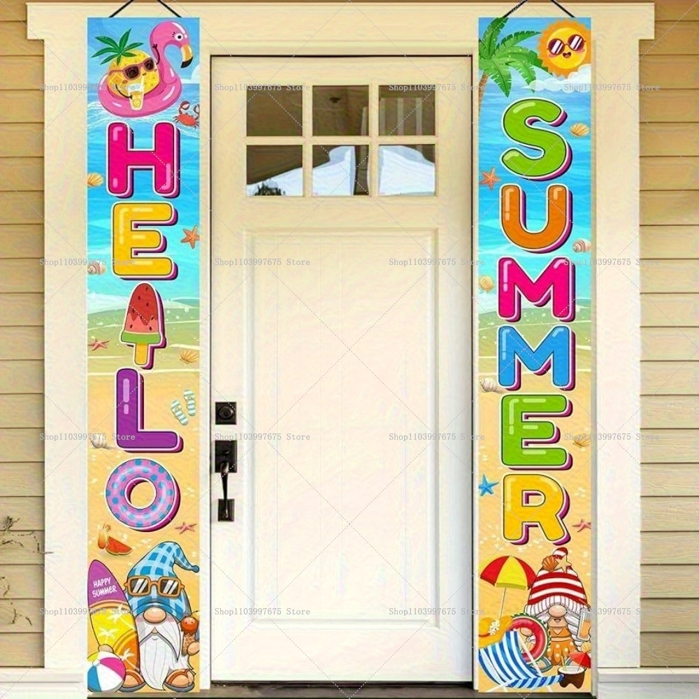 2D Hello Summer Tropical Flora - Summer Clothing Banner のレビューと価格