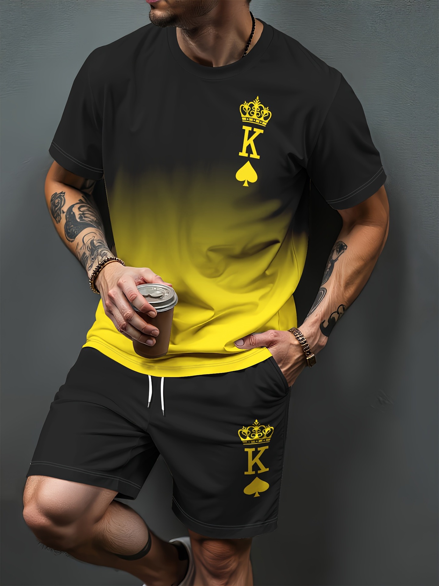 Gradient Letter Pattern 3D Pri - Summer Clothing Patterns のレビューと価格