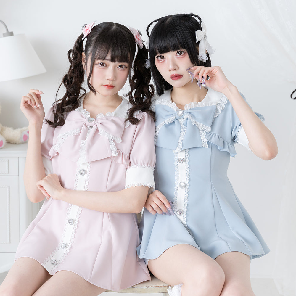 Japanese Sweet Big Bow Tie Bub - Summer Japanese Clothing のレビューと価格