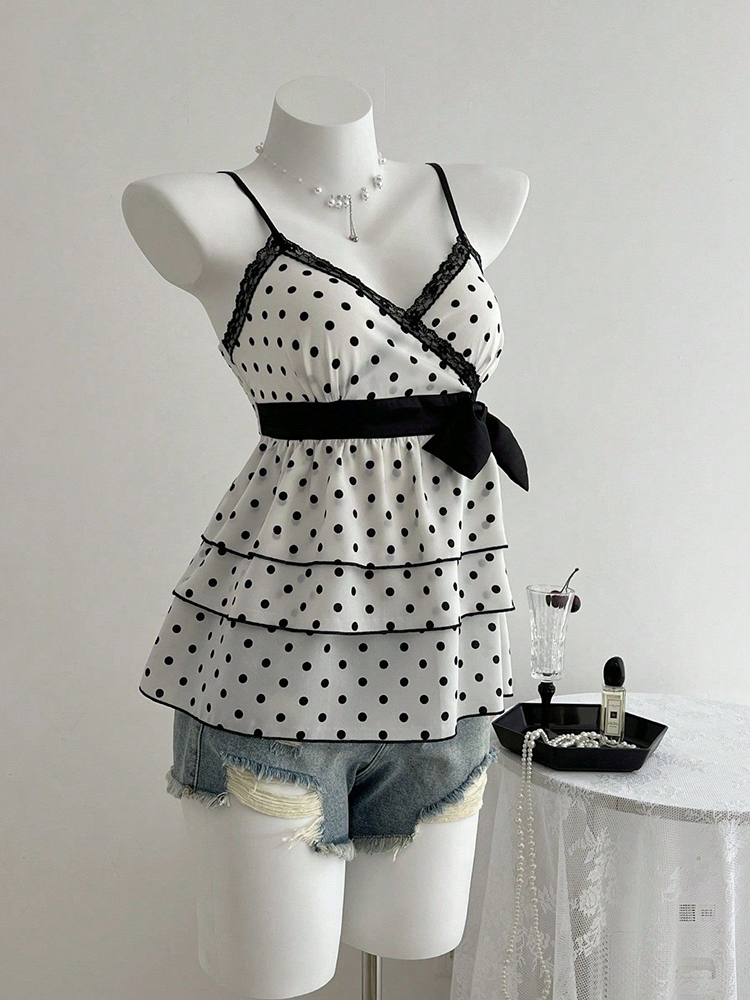 French-Style Retro Lace Patchw - Summer Clothing For 60 Year Old Woman のレビューと価格