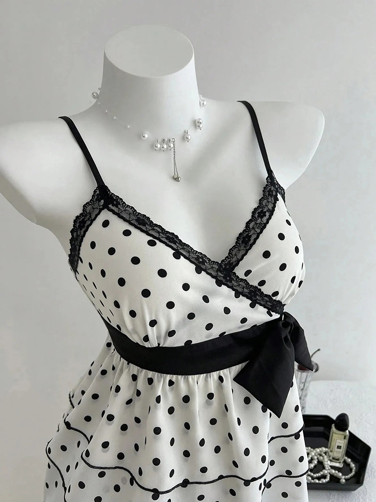 French-Style Retro Lace Patchw - Summer Clothing For 60 Year Old Woman のレビューと価格