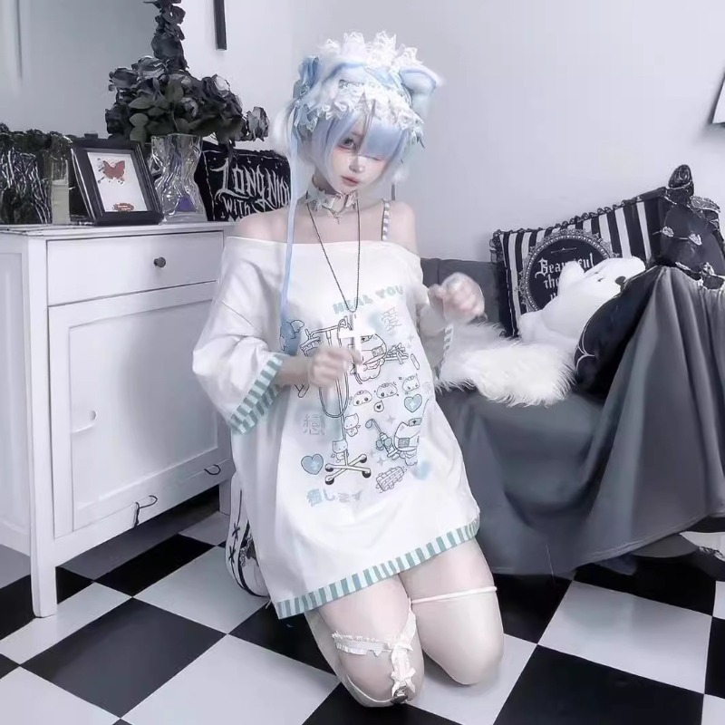 Anime Y2k Cartoon Kawaii Cat P - Summer Japanese Clothing のレビューと価格
