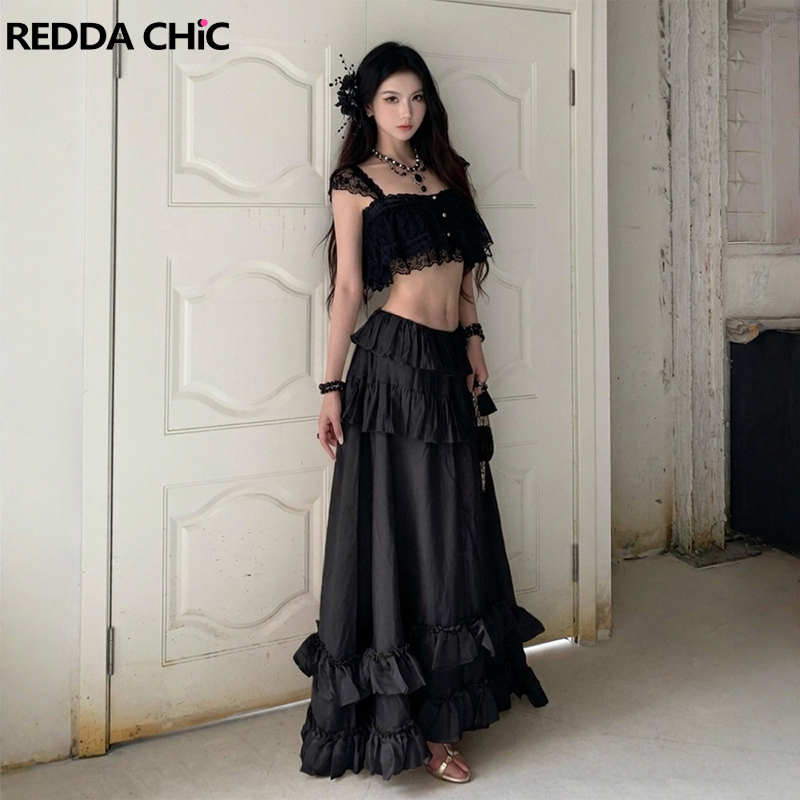 REDDACHiC Women Ruffled Top Sk - Summer Clothing Model のレビューと価格