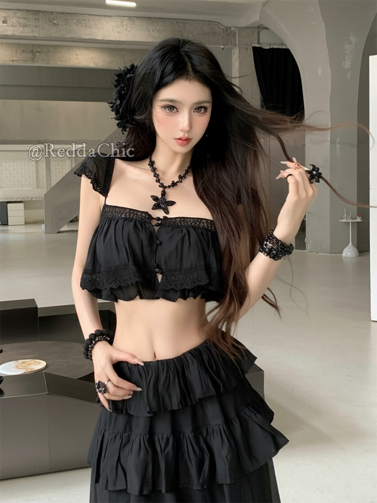 REDDACHiC Women Ruffled Top Sk - Summer Clothing Model のレビューと価格