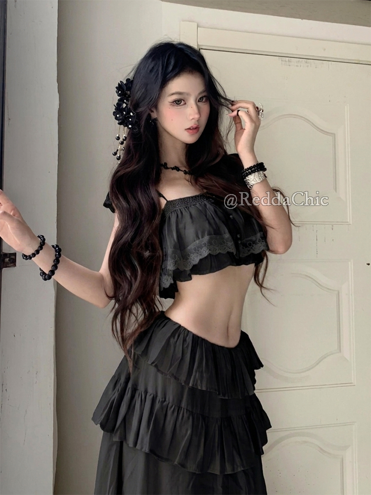 REDDACHiC Women Ruffled Top Sk - Summer Clothing Model のレビューと価格