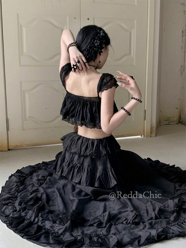 REDDACHiC Women Ruffled Top Sk - Summer Clothing Model のレビューと価格