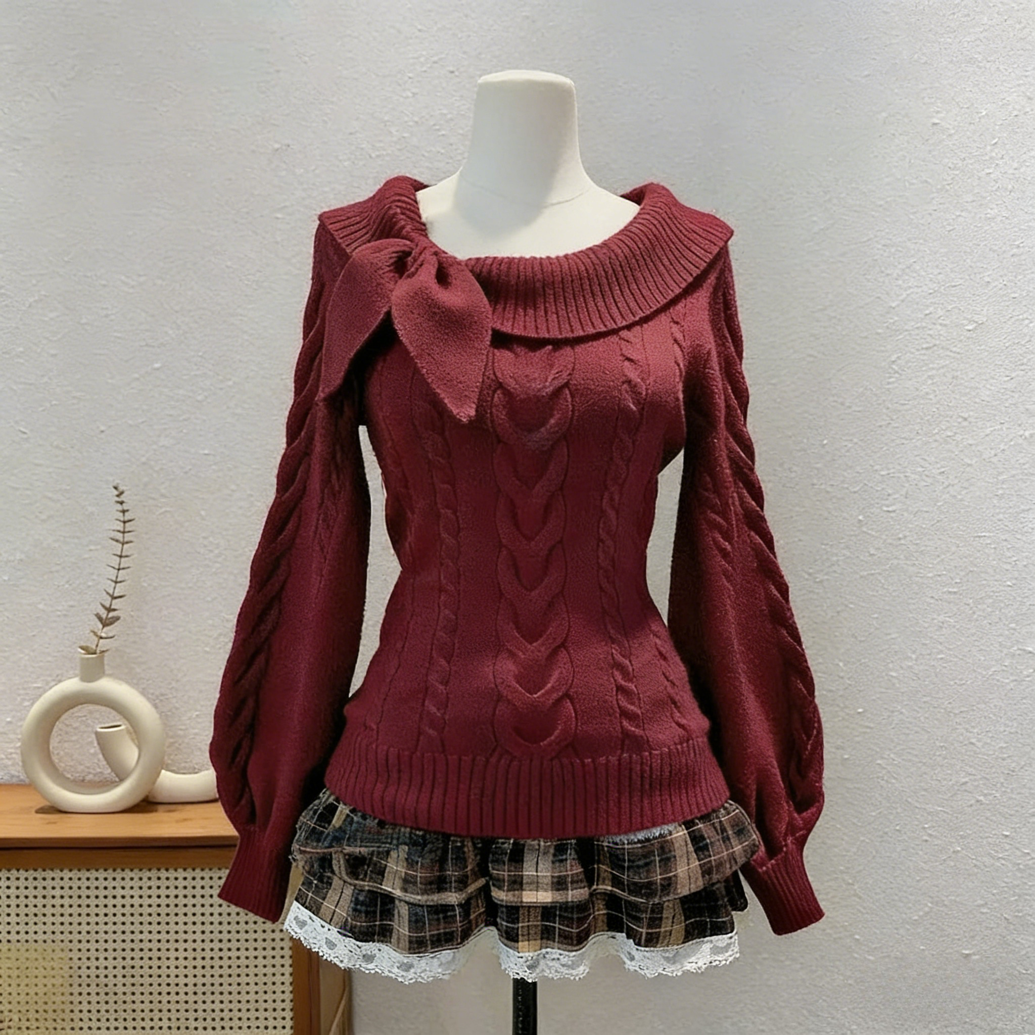 Y2K Korean Sweaters Turn-Down  - Summer Jumper Clothing のレビューと価格