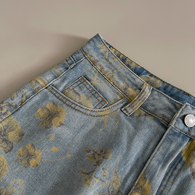 Elegant Women Denim Skirt Yell - Soft Summer Yellow Clothing のレビューと価格