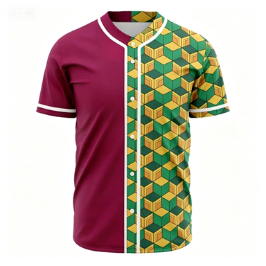 Short Sleeved Baseball Shirt,  - Summer Japanese Clothing のレビューと価格