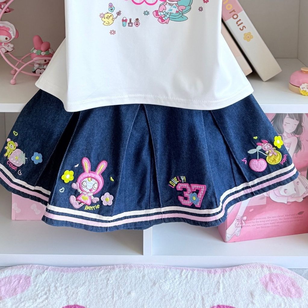 Japanese Sweet Skirt Sets Summ - Summer Japanese Clothing のレビューと価格