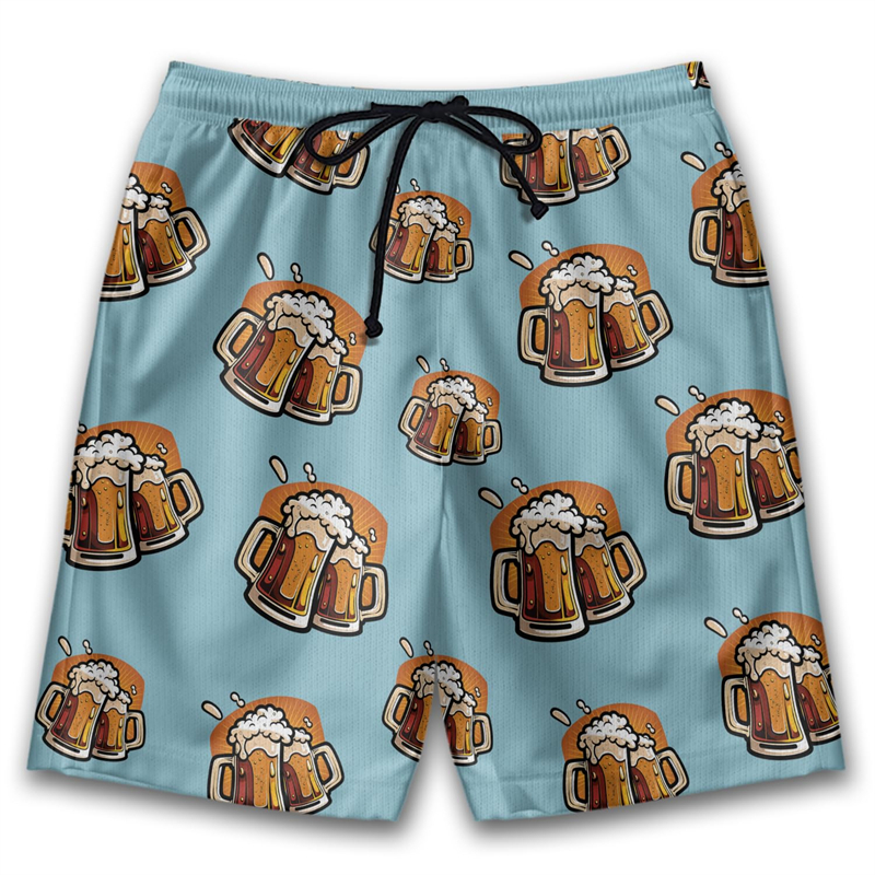 Funny Beer 3D Print Hawaiian B - Summer Holiday Clothing Women のレビューと価格