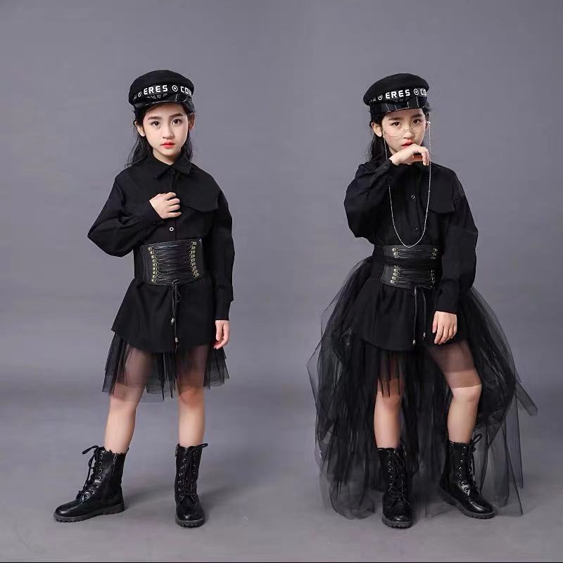 Children's Black Suit Girls Mo - Summer Clothing Model のレビューと価格