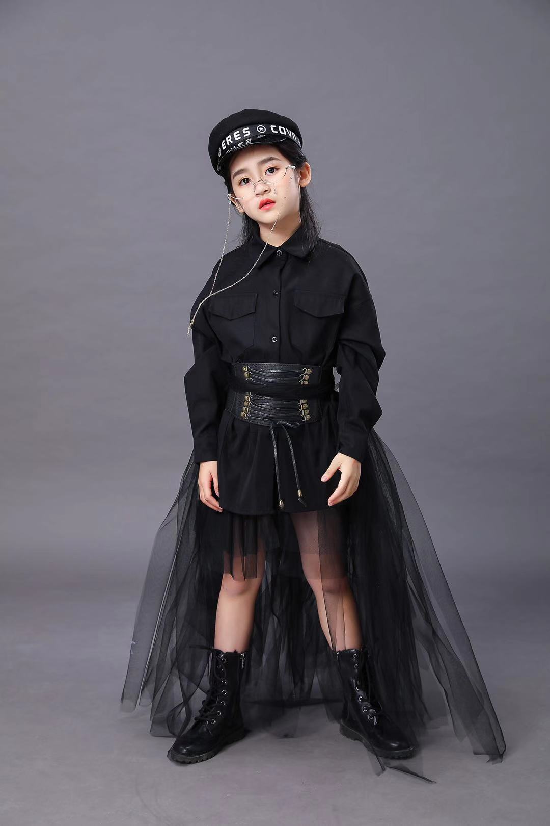 Children's Black Suit Girls Mo - Summer Clothing Model のレビューと価格