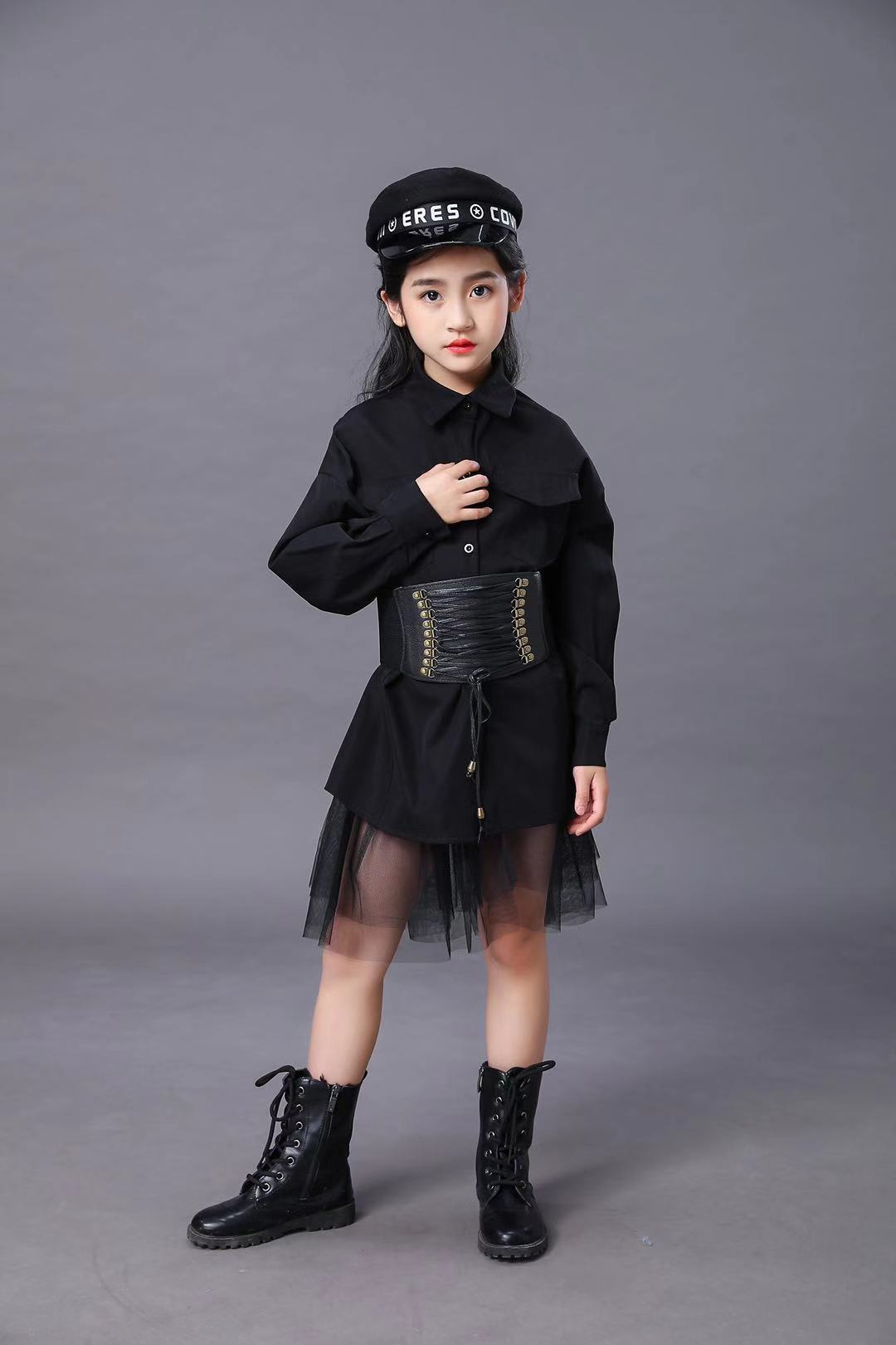Children's Black Suit Girls Mo - Summer Clothing Model のレビューと価格