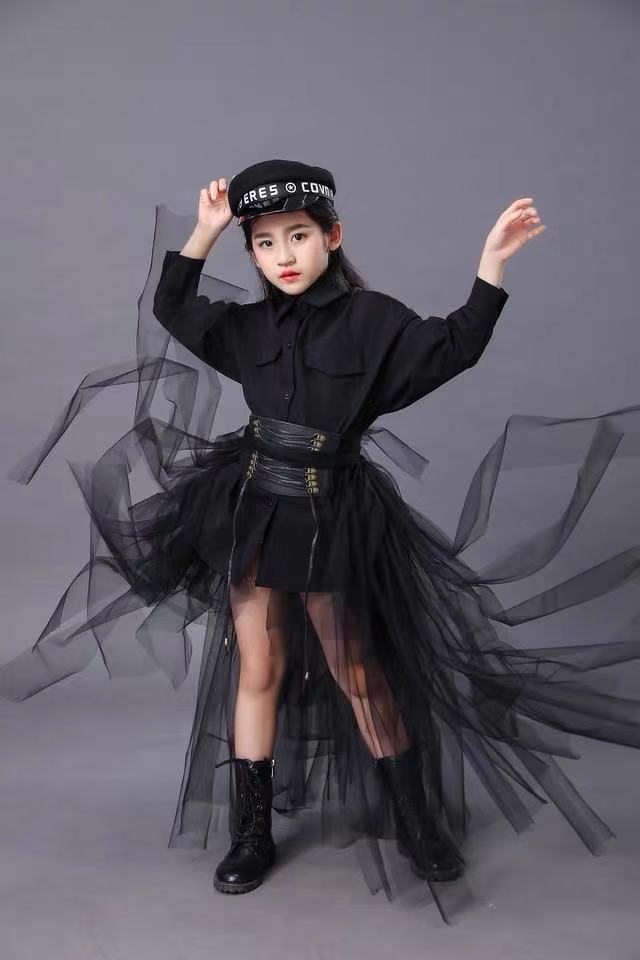 Children's Black Suit Girls Mo - Summer Clothing Model のレビューと価格
