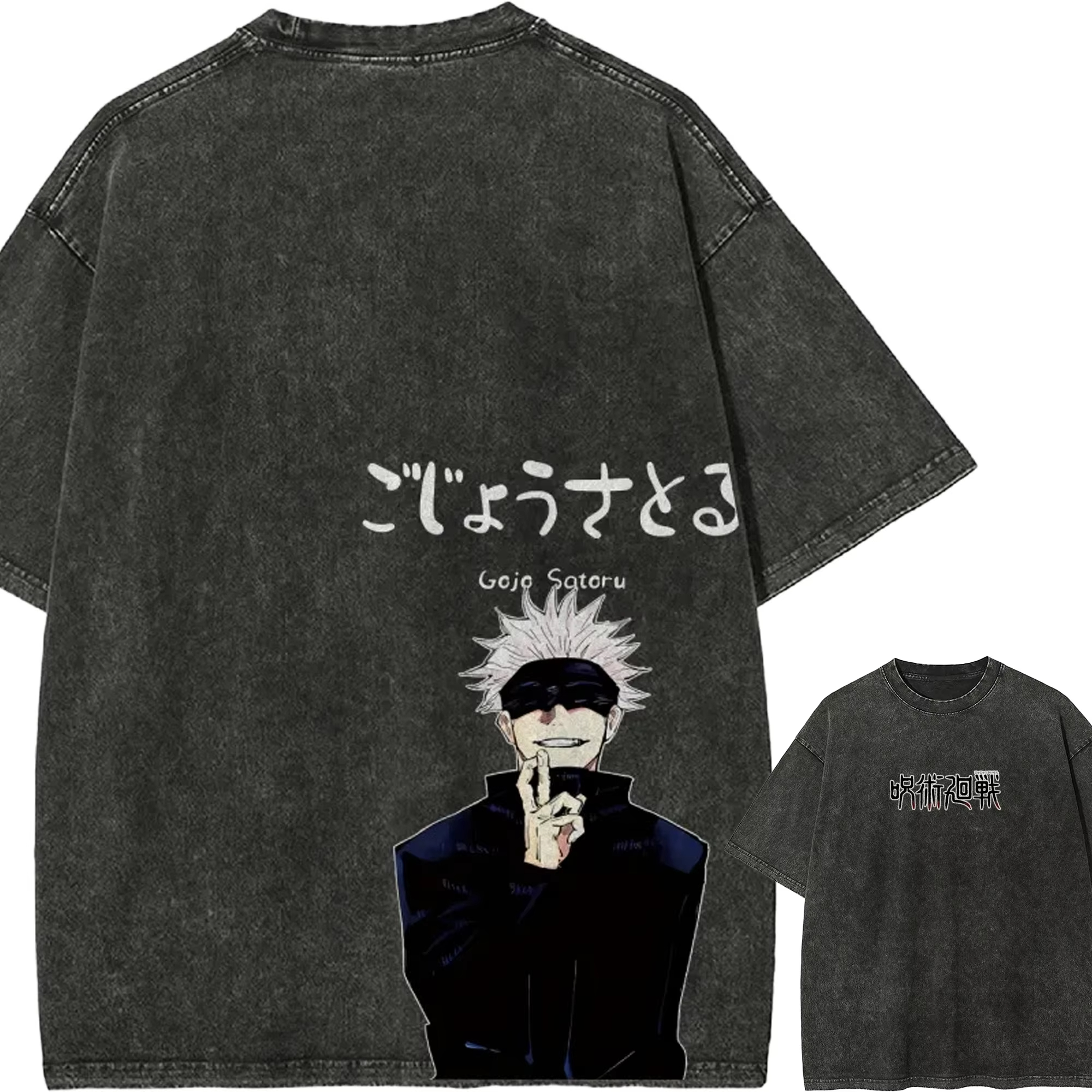 Jujutsu Kaisen Sukuna Print Ov - Vintage Summer Clothing Men のレビューと価格