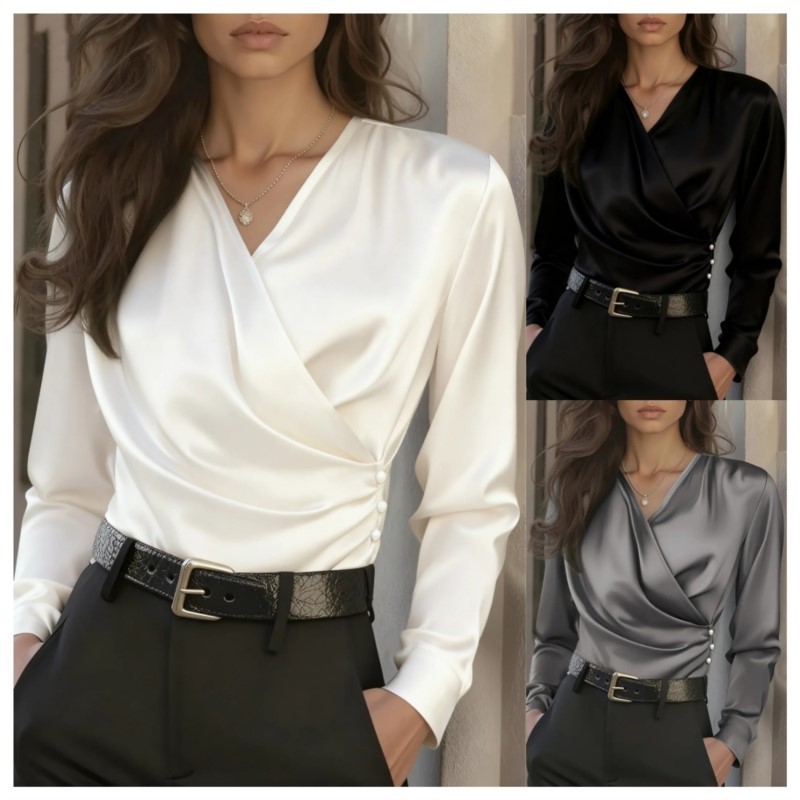 Fashion Blouses Women's New Bl - Summer Clothing In French のレビューと価格