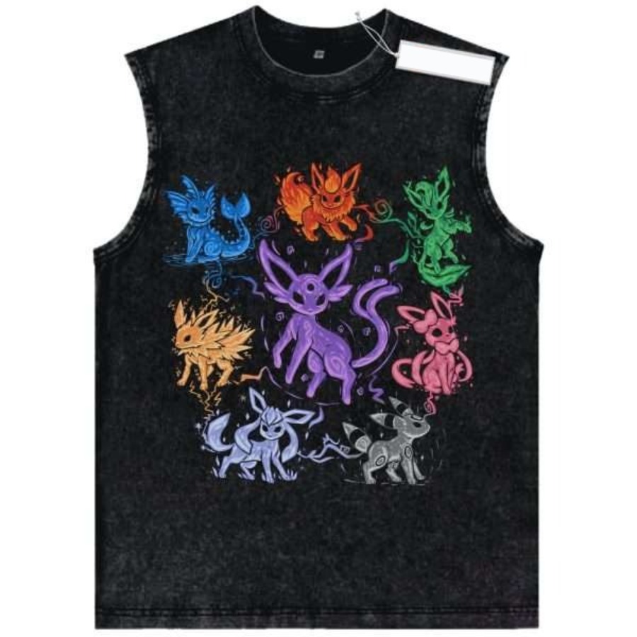 Vintage Washed Pokemon Charact - Vintage Summer Clothing Men のレビューと価格