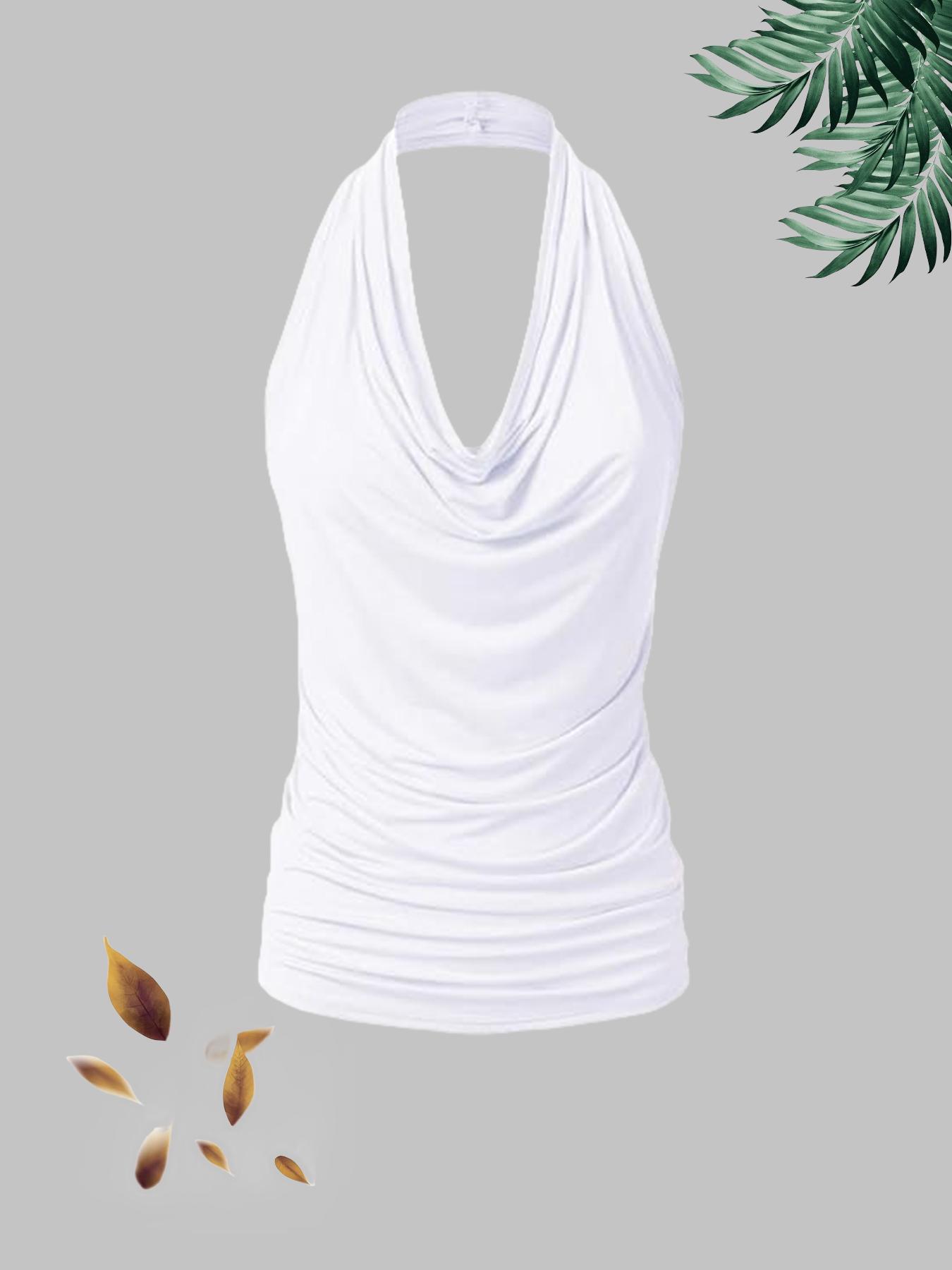 Plus Size 3 Pack Halter Neck C - Halter Neck Top のレビューと価格