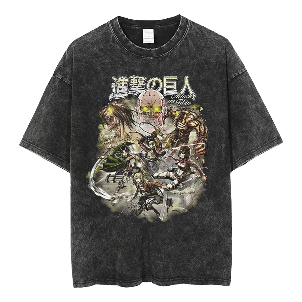 Attack on Titan Anime Scout Em - Vintage Summer Clothing Men のレビューと価格
