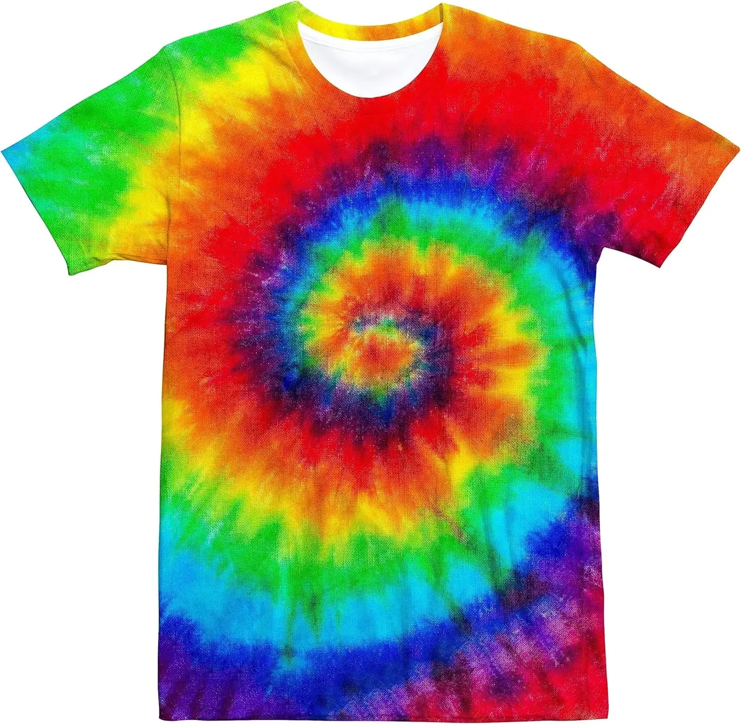 Unisex Retro Tie Dye t shirt f - Summer Clothing For 60 Year Old Woman のレビューと価格