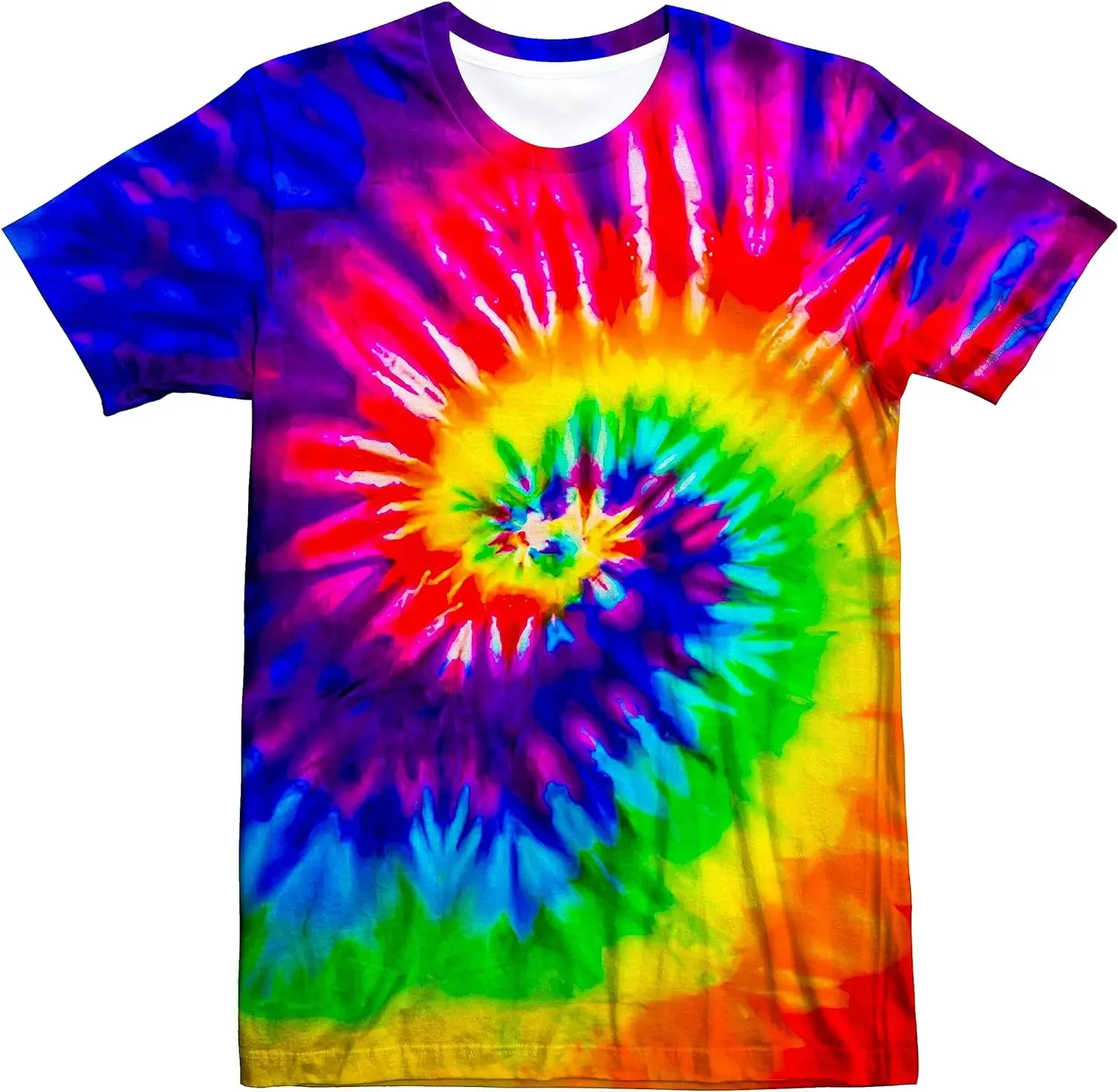 Unisex Retro Tie Dye t shirt f - Summer Clothing For 60 Year Old Woman のレビューと価格