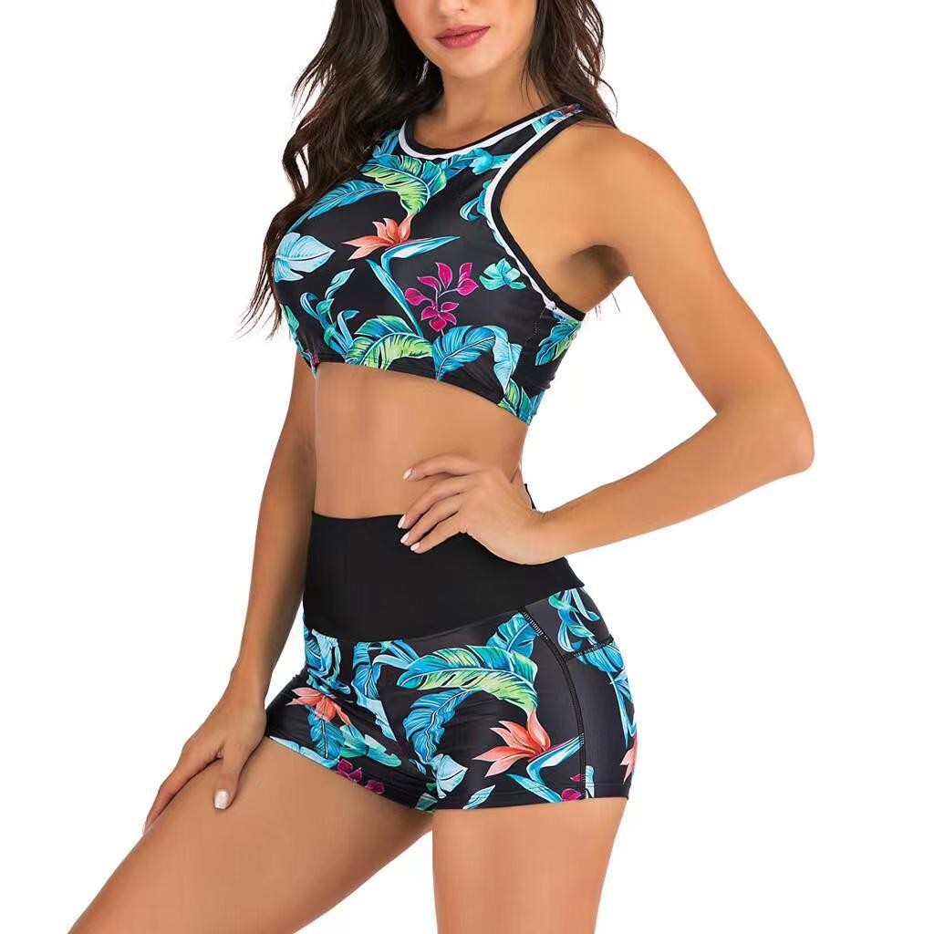 Y2K Bikini Woman Tankini With  - Halter Neck Top のレビューと価格