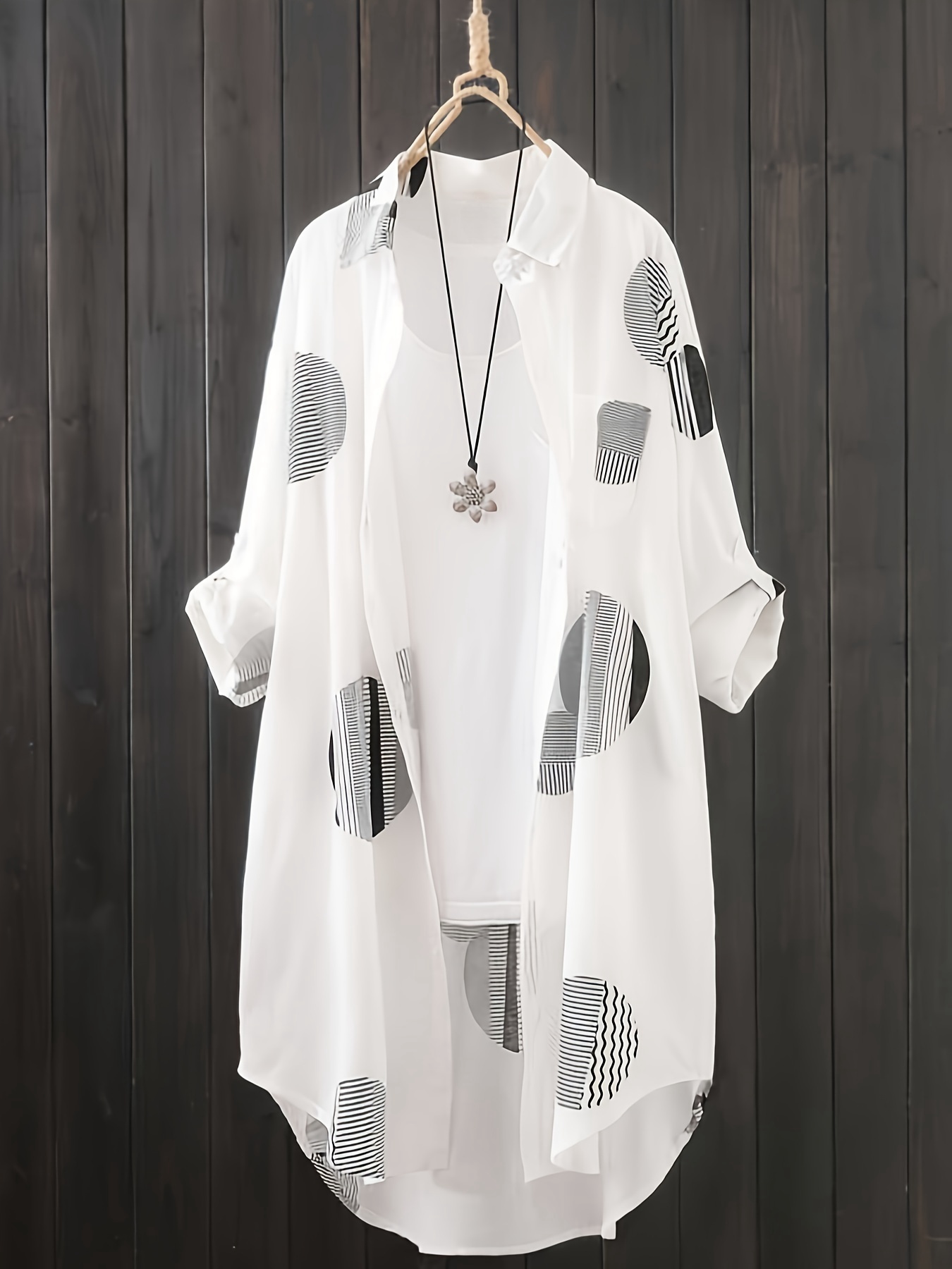 Black and White Large Size Shi - Summer Clothing Model のレビューと価格