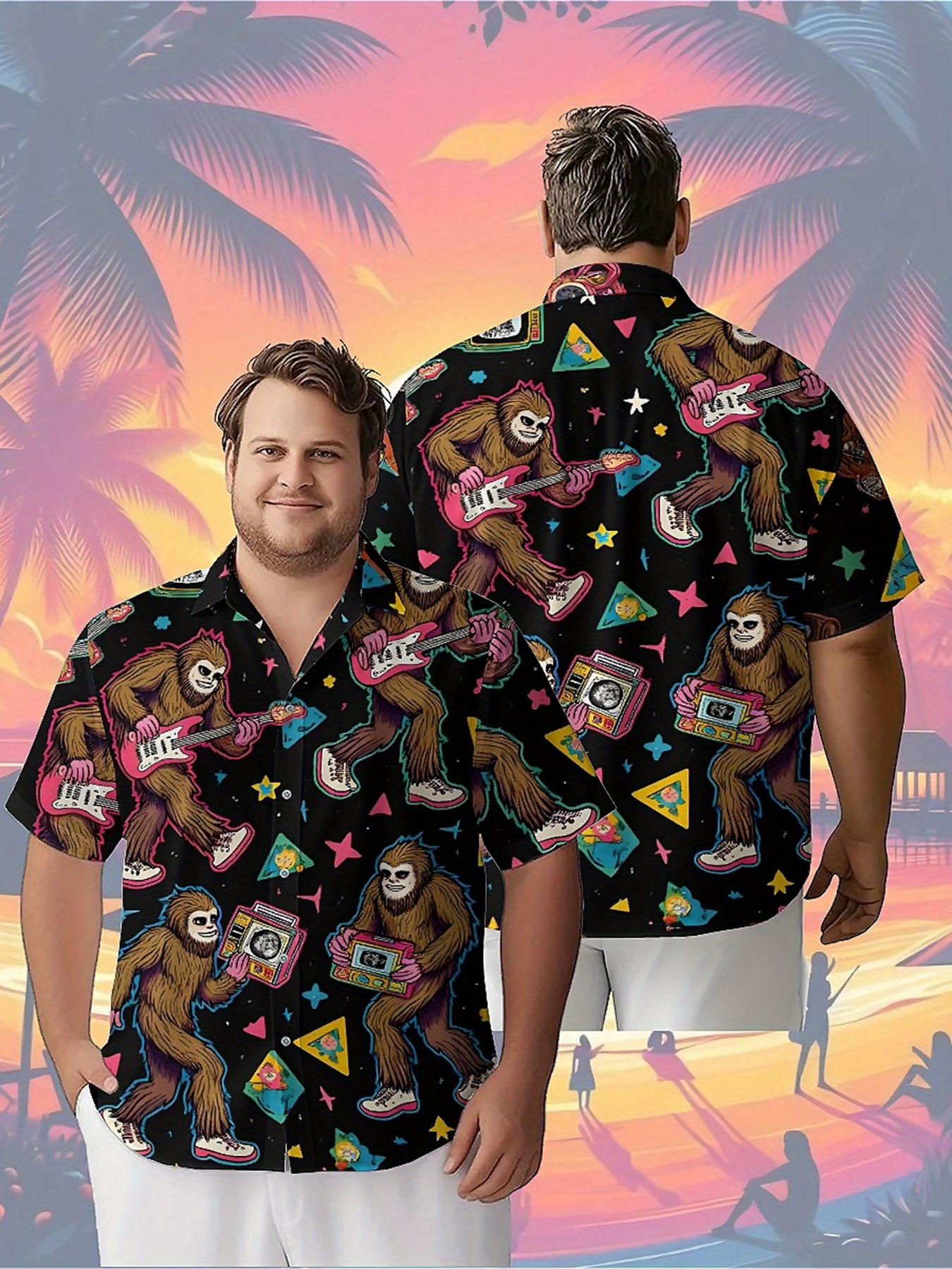 Men's Plus Size Hawaiian Shirt - Summer Clothing Patterns のレビューと価格