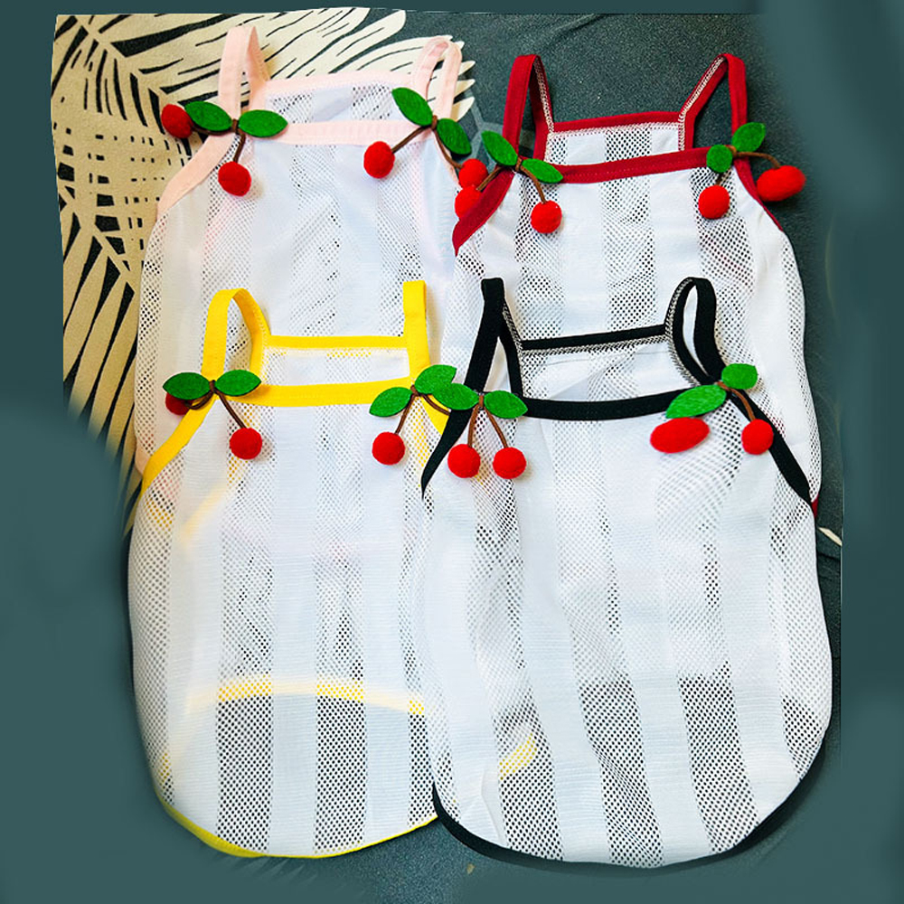 Breathable Cute Pet Dog Clothe - Summer Clothing In French のレビューと価格