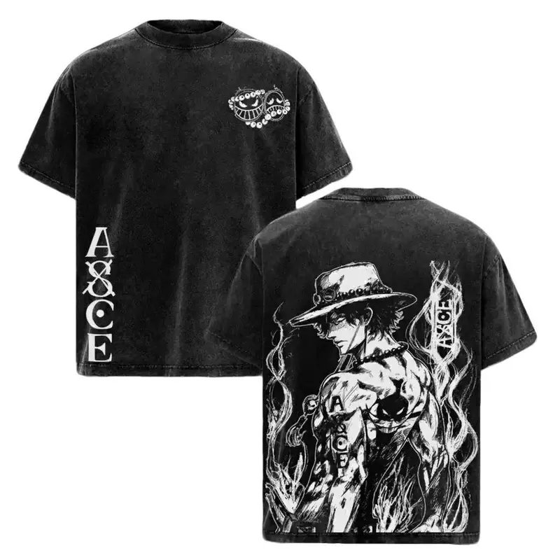 Unisex One Piece Graphic T Shi - Vintage Summer Clothing Men のレビューと価格
