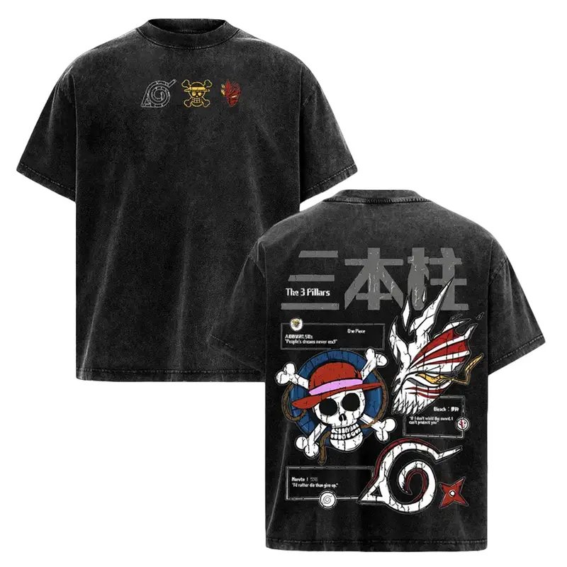 Unisex One Piece Graphic T Shi - Vintage Summer Clothing Men のレビューと価格