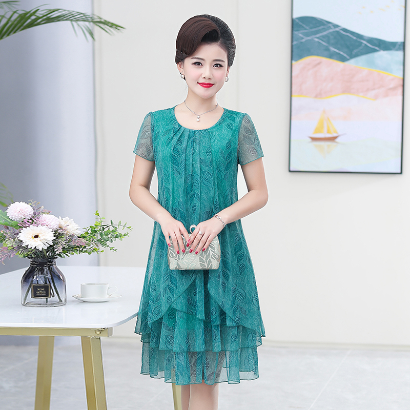 Summer  Dress NEW Casual Short - Summer Clothing For 60 Year Old Woman のレビューと価格