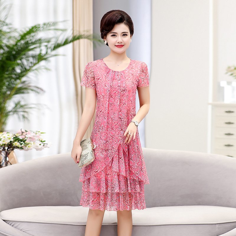 Summer  Dress NEW Casual Short - Summer Clothing For 60 Year Old Woman のレビューと価格