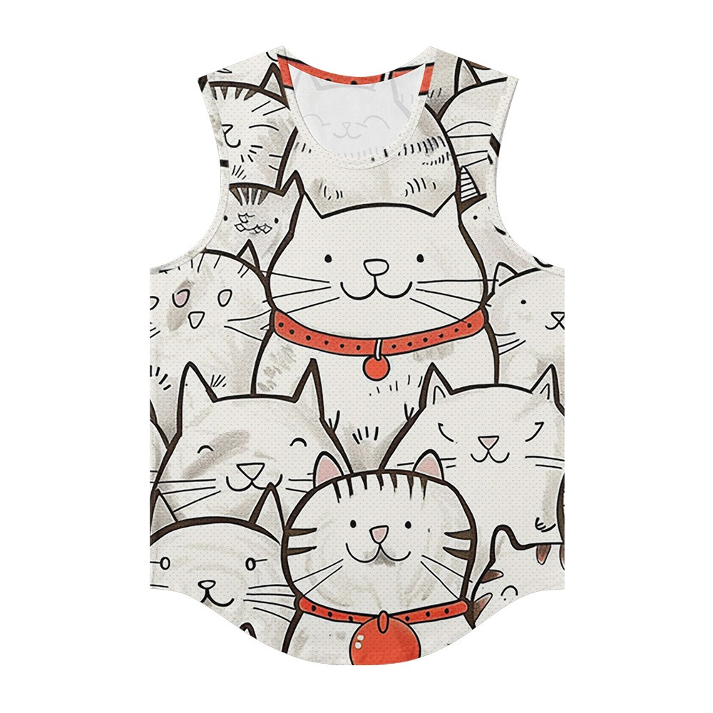 Men Vests Trendy Kawaii Lucky  - Summer Clothing Essentials Men のレビューと価格