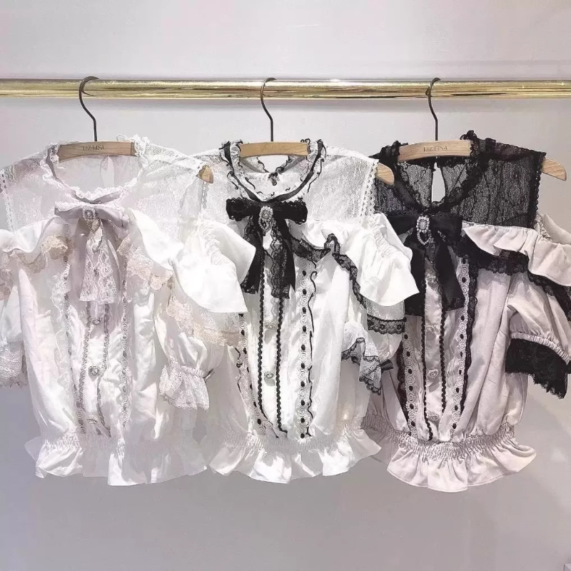 Sweet Cute Girls Short Sleeve  - Summer Japanese Clothing のレビューと価格