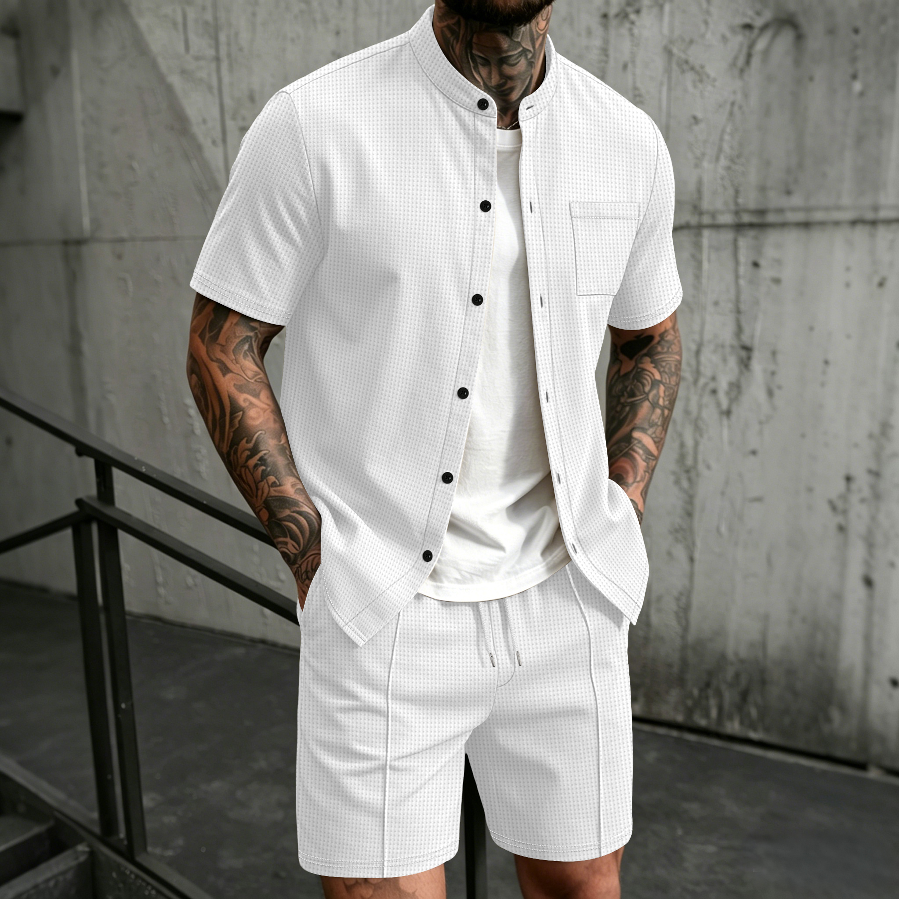 Men's 2 Piece Outfit, Stand Co - Summer Clothing Guys のレビューと価格