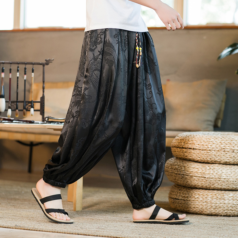 Men Harun Pants Summer Ice Sil - Summer Light Clothing のレビューと価格