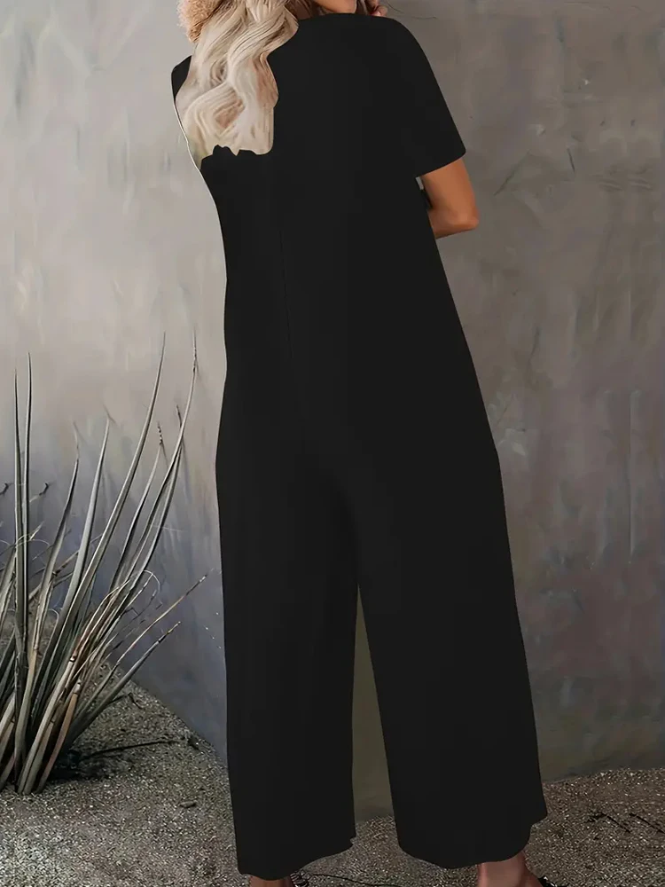 Summer Chic Solid Casual Pocke - Summer Clothing For 60 Year Old Woman のレビューと価格