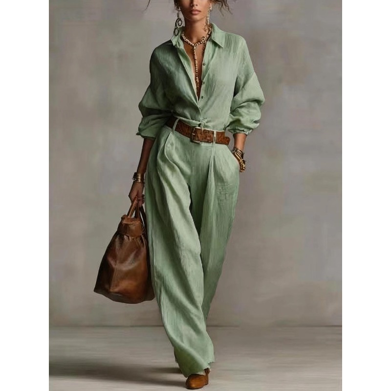 Spring Summer Temperament Soli - Summer Linen Clothing For Women のレビューと価格