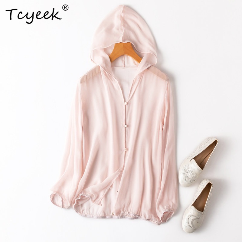 Tcyeek 100% Real Mulberry Silk - Summer Clothing Women のレビューと価格